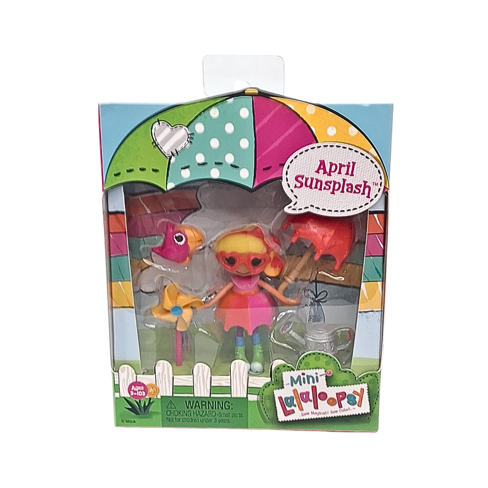 Mini Lalaloopsy April Sunsplash Figure w/ Accessories 2021 MGA In Box Doll Toy
